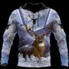 Love Deer 3D All Over Printed Hoodie And Shirts