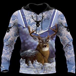 Love Deer 3D All Over Printed Hoodie And Shirts