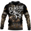 Love Moose Hunting 3D All Over Printed Hoodie