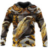Love Python All Over Printed Hoodie