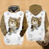 Lovely Cat 3D Hoodie