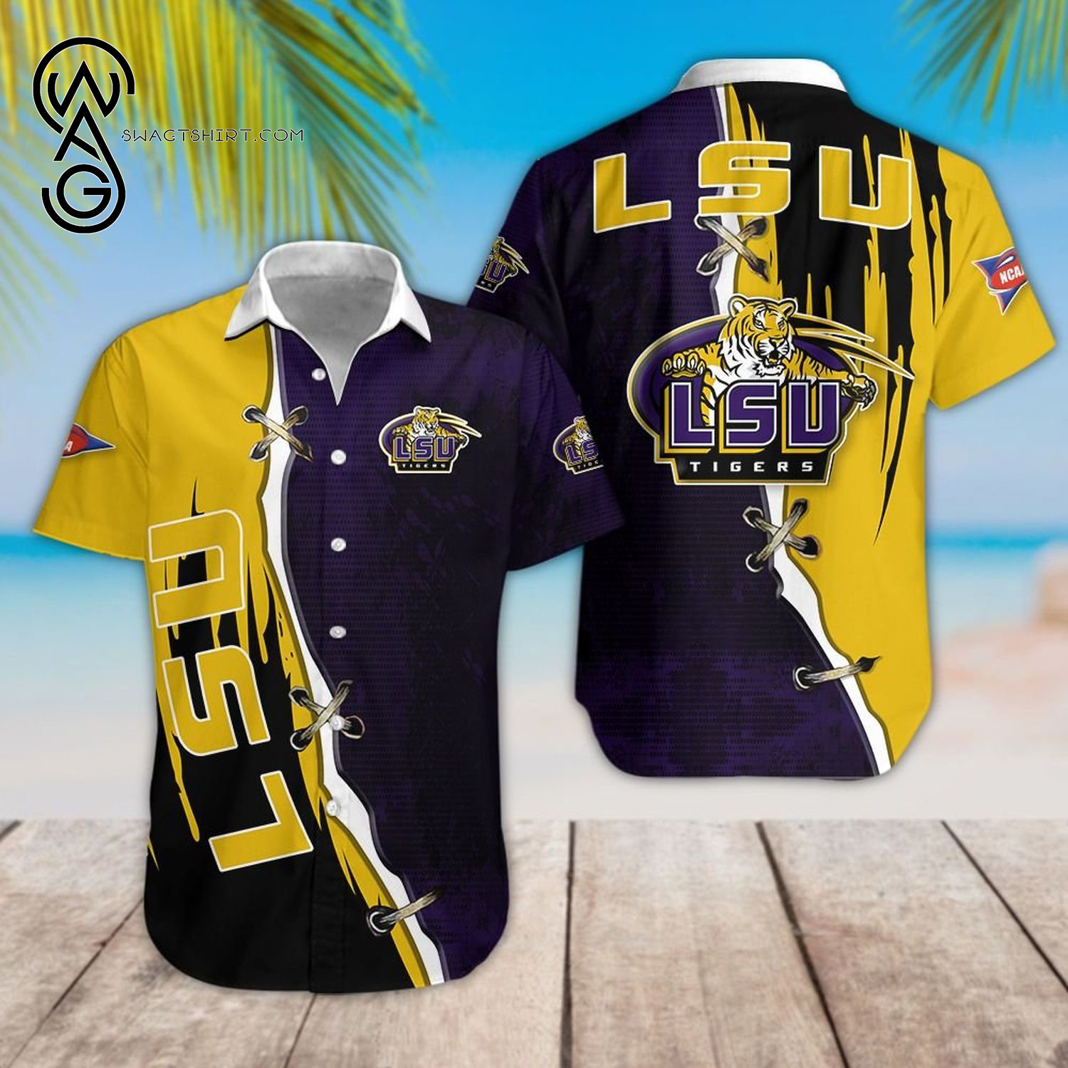Lsu Tigers And Lady Tigers Sport Team Hawaiian Shirt Lsu Tigers And Lady Tigers Sport Team Hawaiian Shirt
