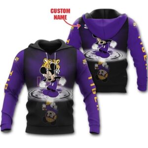 Lsu Tigers Mickey Custom Name Shirt