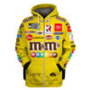 M And M’S Kyle Busch 3D Zip Hoodie