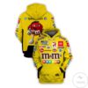 M&M Nascar Cup Kyle Busch Unisex 3D Hoodie