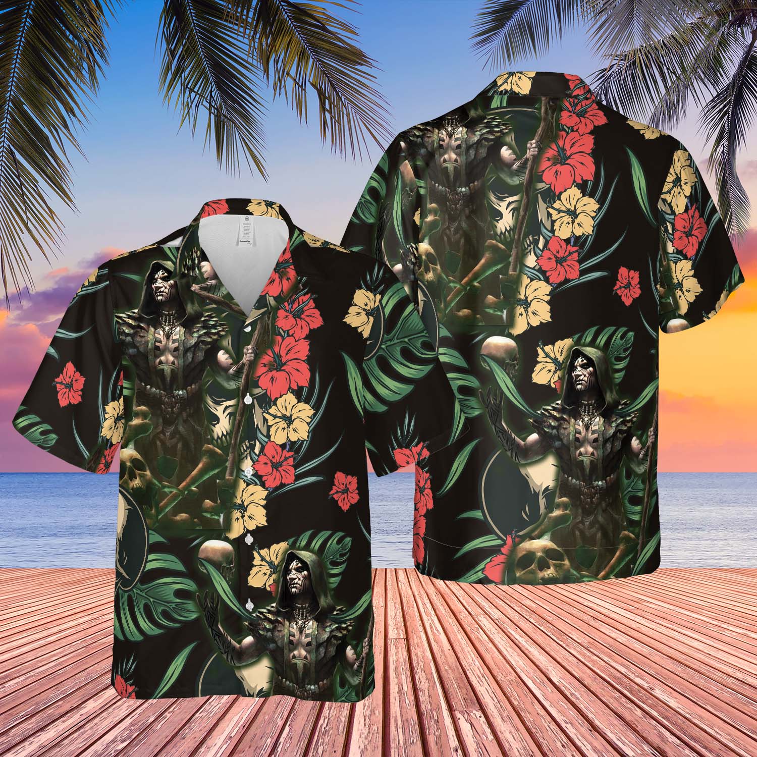 Magic The Gathering Deathrite Shaman Hawaiian Shirt Magic The Gathering Deathrite Shaman Hawaiian Shirt