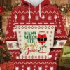 Mama Needs Her Jingel Juice Christmas Knitted 3D Hoodie