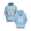 Manchester City Custom 3D All Over Print Hoodie