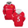 Manchester United 5 Maguire 3D Hoodie