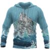 Maori Mania The Blue Sea 3D Hoodie