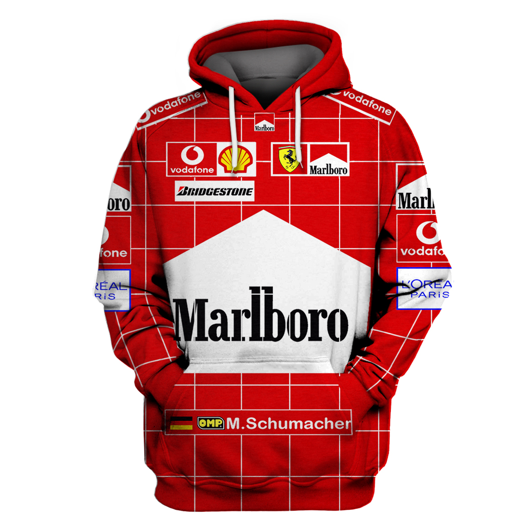 Marlboro Racing F1 3D Full Printing Hoodie Marlboro Racing F1 3D Full Printing Hoodie