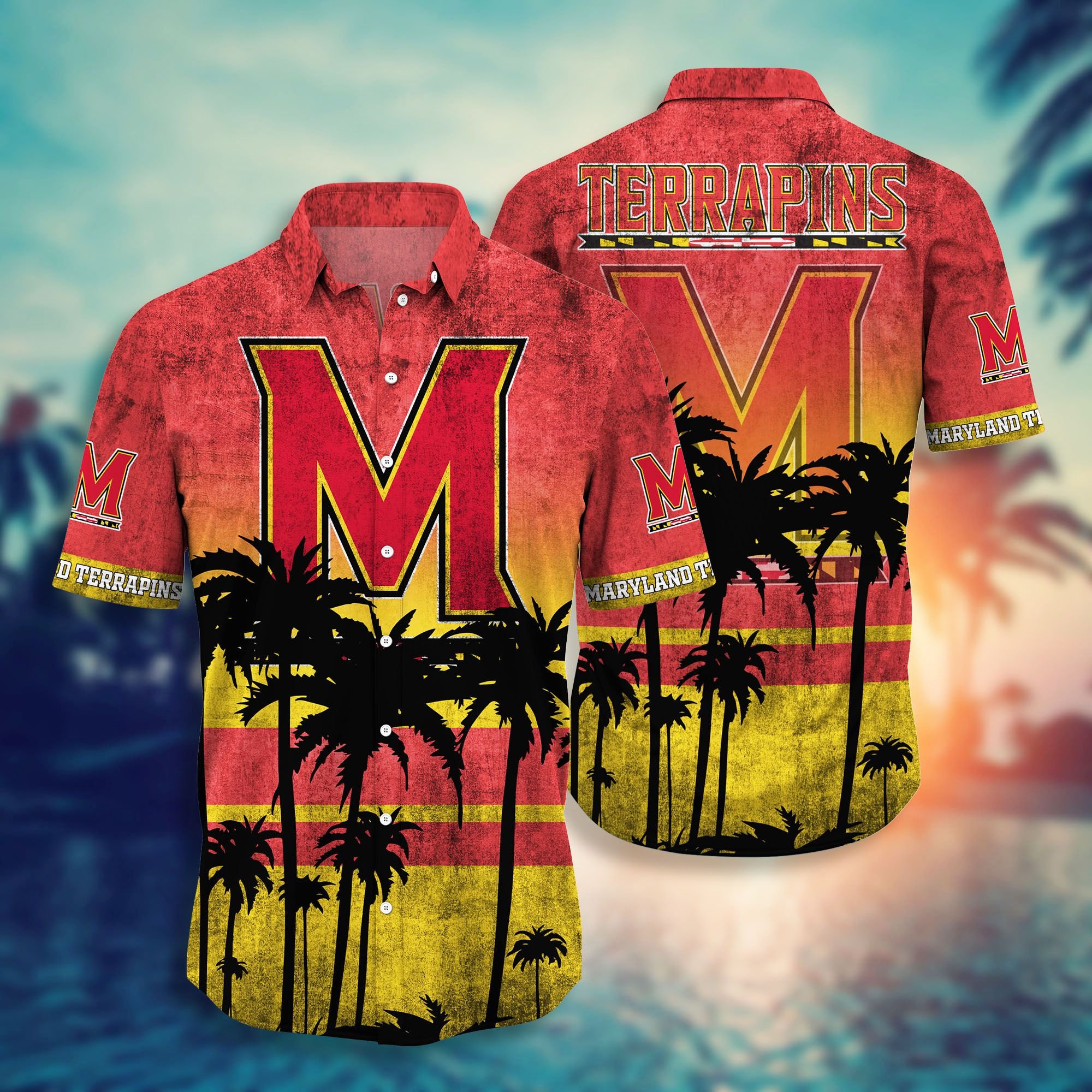 Maryland Terrapins Hawaiian Shirt Maryland Terrapins Hawaiian Shirt