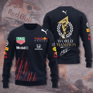 Max Verstappen World Champion 2021 Black 3D Shirt