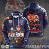 Max Verstappen World Champion 2021 Blue 3D Hoodie