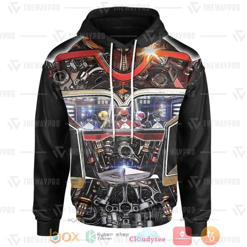 Megazord Circuitry 3D All Over Printed Hoodie Megazord Circuitry 3D All Over Printed Hoodie