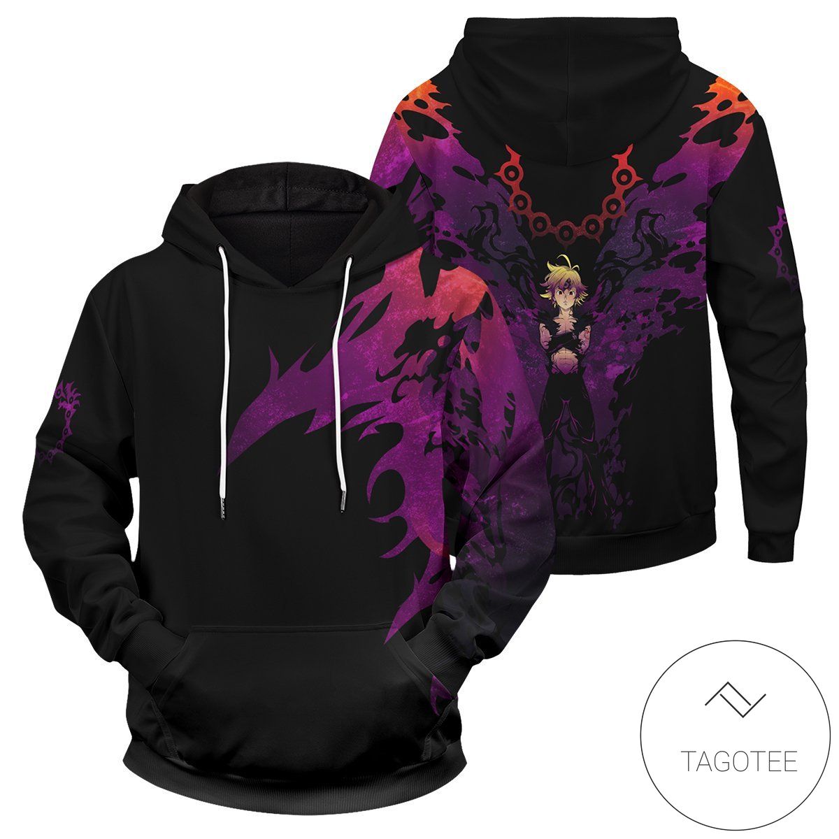 Meliodas Demon Pullover Hoodie Meliodas Demon Pullover Hoodie