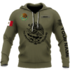 Mexican Custom Personalized Name 3D Hoodie And Shirt