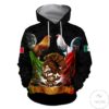 Mexico Rooster 3D Hoodie