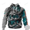 Miami Dolphins Skull Jersey 3D Hoodie