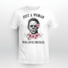 Michael Myers Flowers Just A Women Who Loves Michael 3D Shirt Hoodie