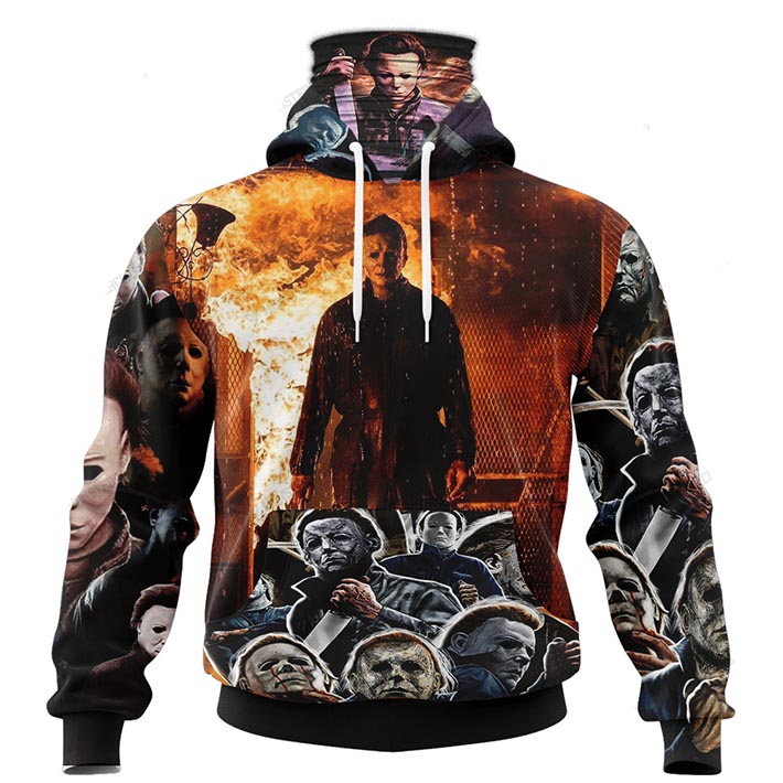 Michael Myers Halloween Horror 3D Hoodie Mask Michael Myers Halloween Horror 3D Hoodie Mask