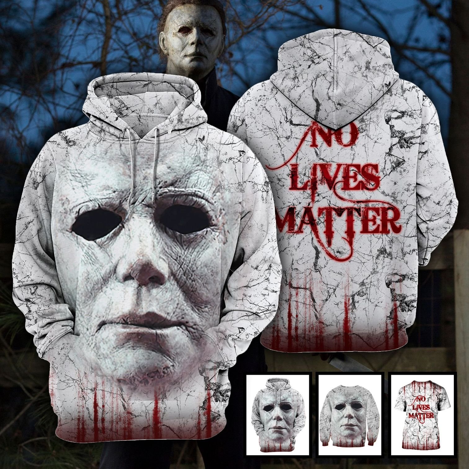 Michael Myers No Live Matters 3D Shirt Michael Myers No Live Matters 3D Shirt