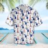 Michigan Lighthouse Hawaiian Shirt Summer Button Up