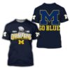 Michigan Wolverines 2021 Champions 3D Shirt