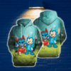 Mickey And Stitch 3D All Over Print Hoodie