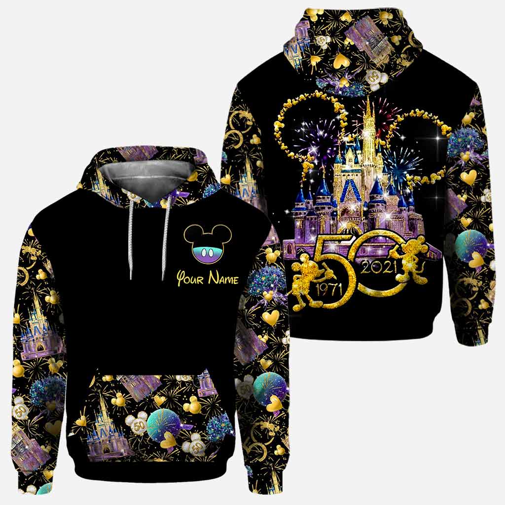 Mickey Mouse 50Th Anniversary Magic Kingdom Custom Name 3D Shirt Mickey Mouse 50Th Anniversary Magic Kingdom Custom Name 3D Shirt