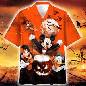 Mickey Mouse Halloween Hawaiian Shirt