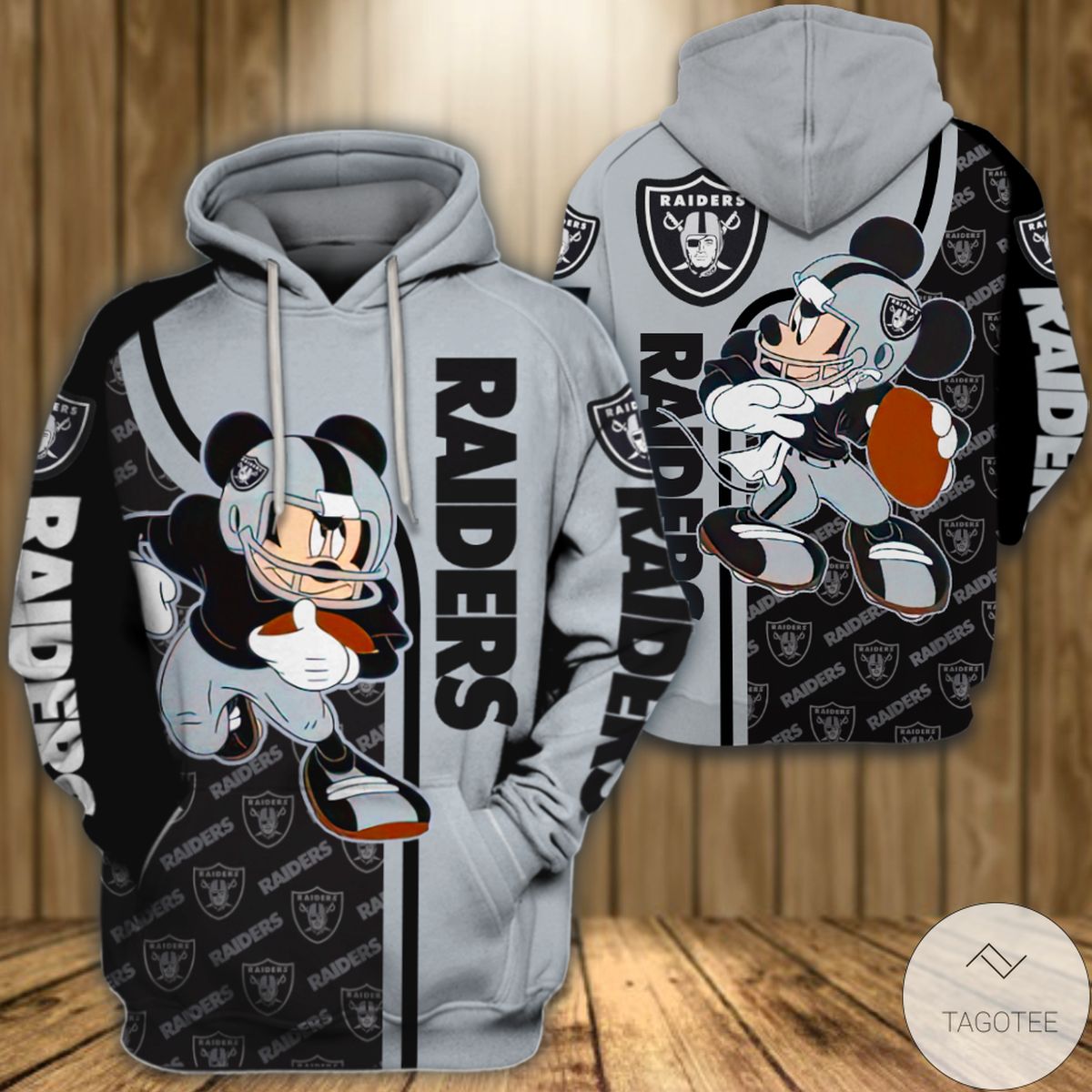 Mickey Mouse Las Vegas Raiders 3D Hoodie Mickey Mouse Las Vegas Raiders 3D Hoodie