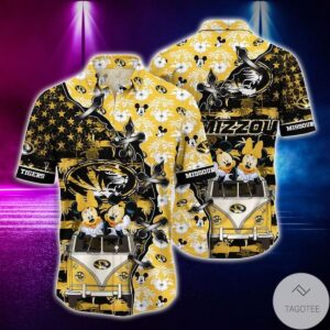 Mickey Mouse Missouri Tigers Ncaa Hawaiian Shirt