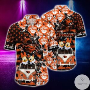 Mickey Mouse Oregon State Beavers Ncaa Hawaiian Shirt