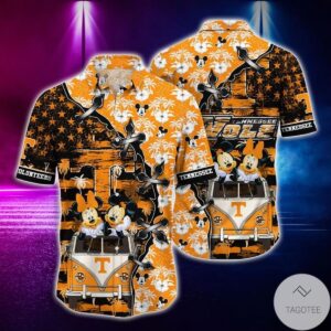 Mickey Mouse Tennessee Volunteers Ncaa Hawaiian Shirt