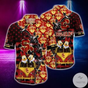 Mickey Mouse Usc Trojans Ncaa Hawaiian Shirt