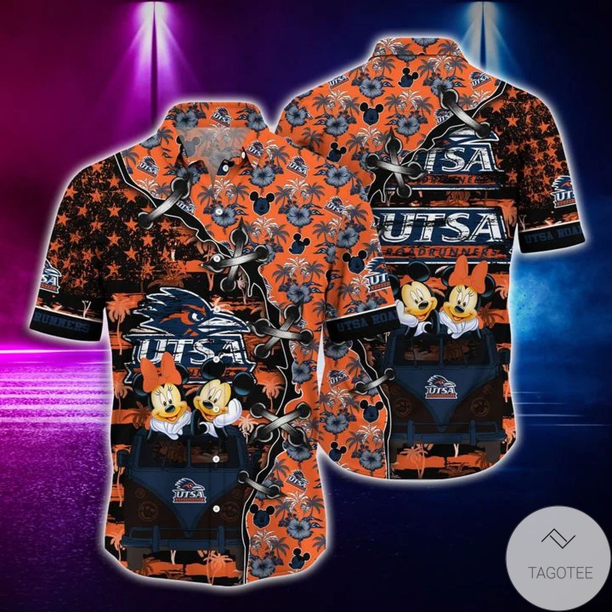 Mickey Mouse Utsa Roadrunners Ncaa Hawaiian Shirt Mickey Mouse Utsa Roadrunners Ncaa Hawaiian Shirt