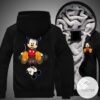 Mickey Sitting On Water Fleece Hoodie