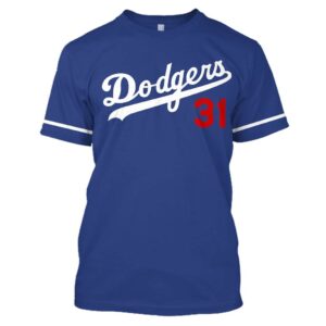 Mike Piazza 31 Los Angeles Dodgers 3D Hoodie