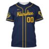 Milwaukee Brewers Custom Personalized 3D Shirt