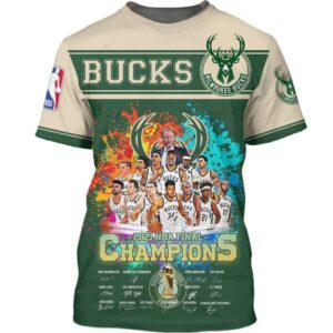 Milwaukee Bucks 2021 Nba Final Champion 3D Shirt