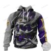 Minnesota Vikings Skull Jersey 3D Hoodie