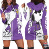 Minnesota Vikings Snoopy Lover All Over Print 3D Hoodie Dress
