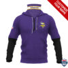 Minnesota Vikings Ver 01 Personalized 3D Mask Hoodie
