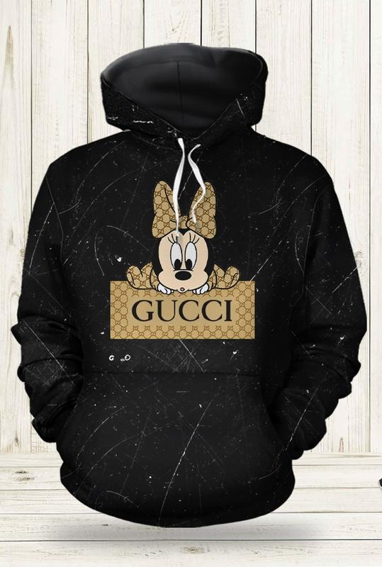 Minnie Mouse Gucci 3D Over Print Hoodie Minnie Mouse Gucci 3D Over Print Hoodie