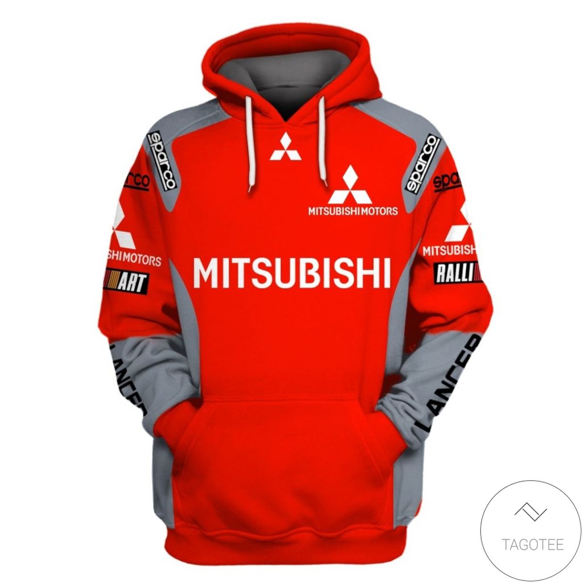 Mitsubishi Motors Racing Branded Unisex 3D Hoodie Mitsubishi Motors Racing Branded Unisex 3D Hoodie