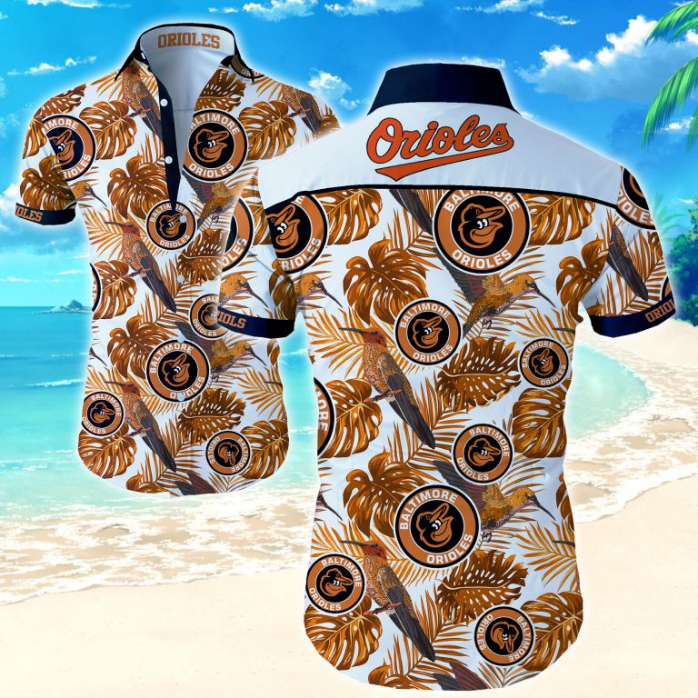 Mlb Baltimore Orioles Hawaiian Shirt Summer Button Up Mlb Baltimore Orioles Hawaiian Shirt Summer Button Up