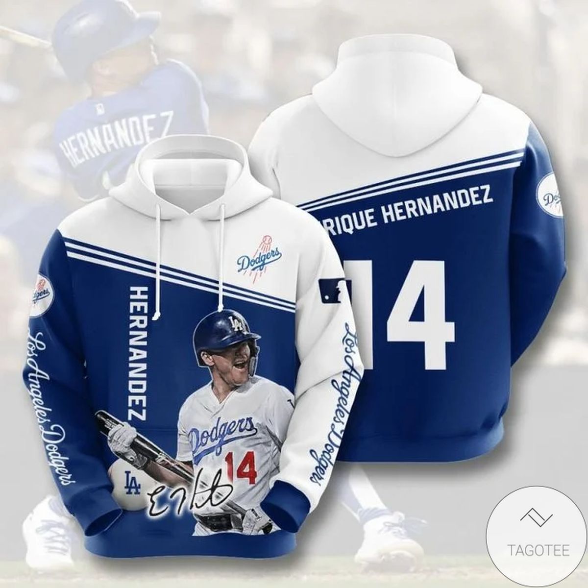 Mlb Los Angeles Dodgers Enrique Hernandez 14 Hoodie Mlb Los Angeles Dodgers Enrique Hernandez 14 Hoodie