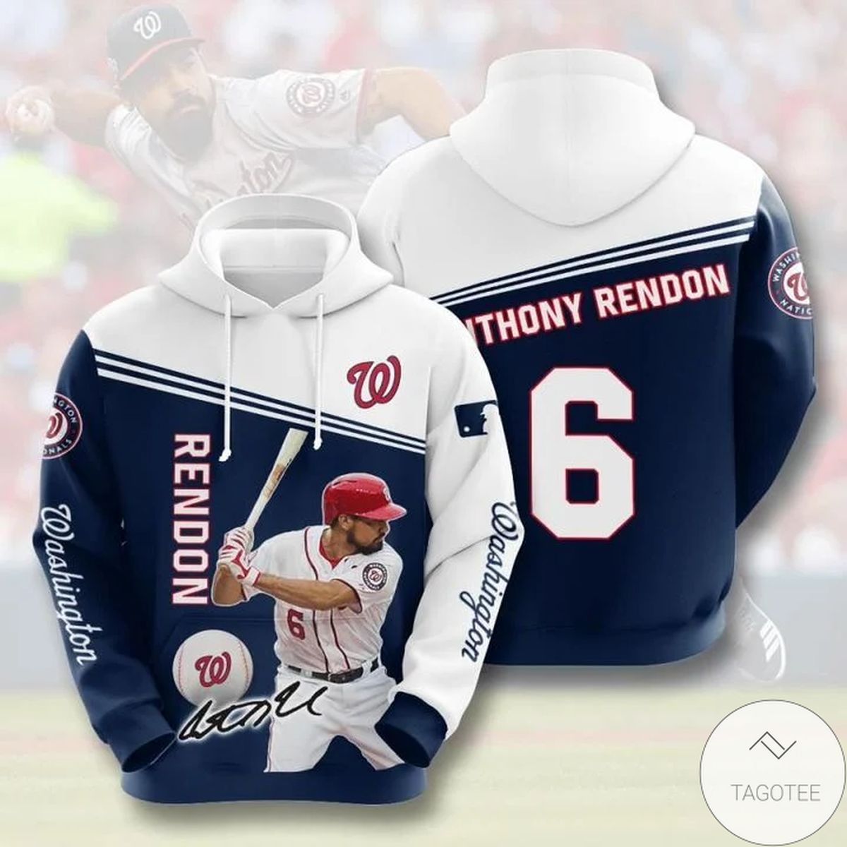Mlb Washington Nationals Anthony Rendon 6 Hoodie Mlb Washington Nationals Anthony Rendon 6 Hoodie