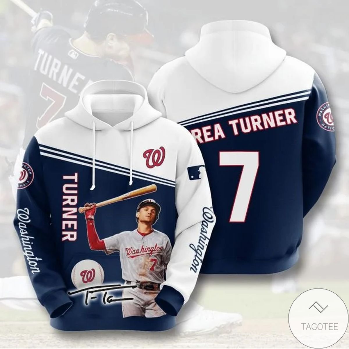 Mlb Washington Nationals Trea Turner 7 Hoodie Mlb Washington Nationals Trea Turner 7 Hoodie
